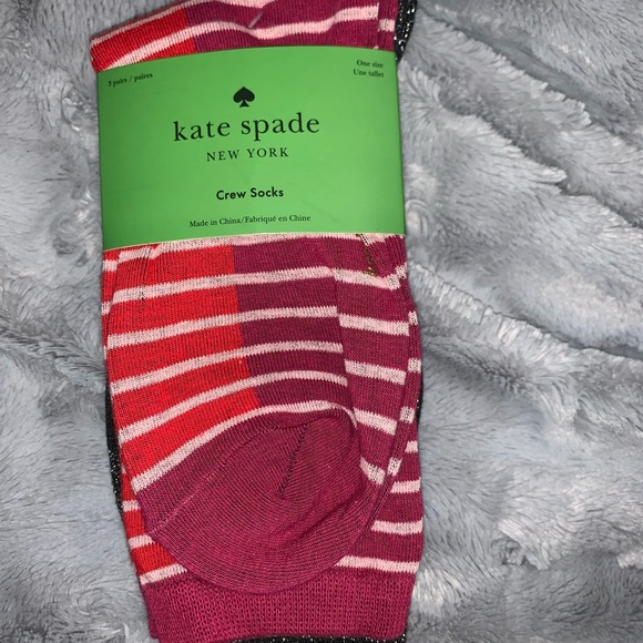 Kate spade woman crew socks 3 pk nwt - Picture 1 of 9